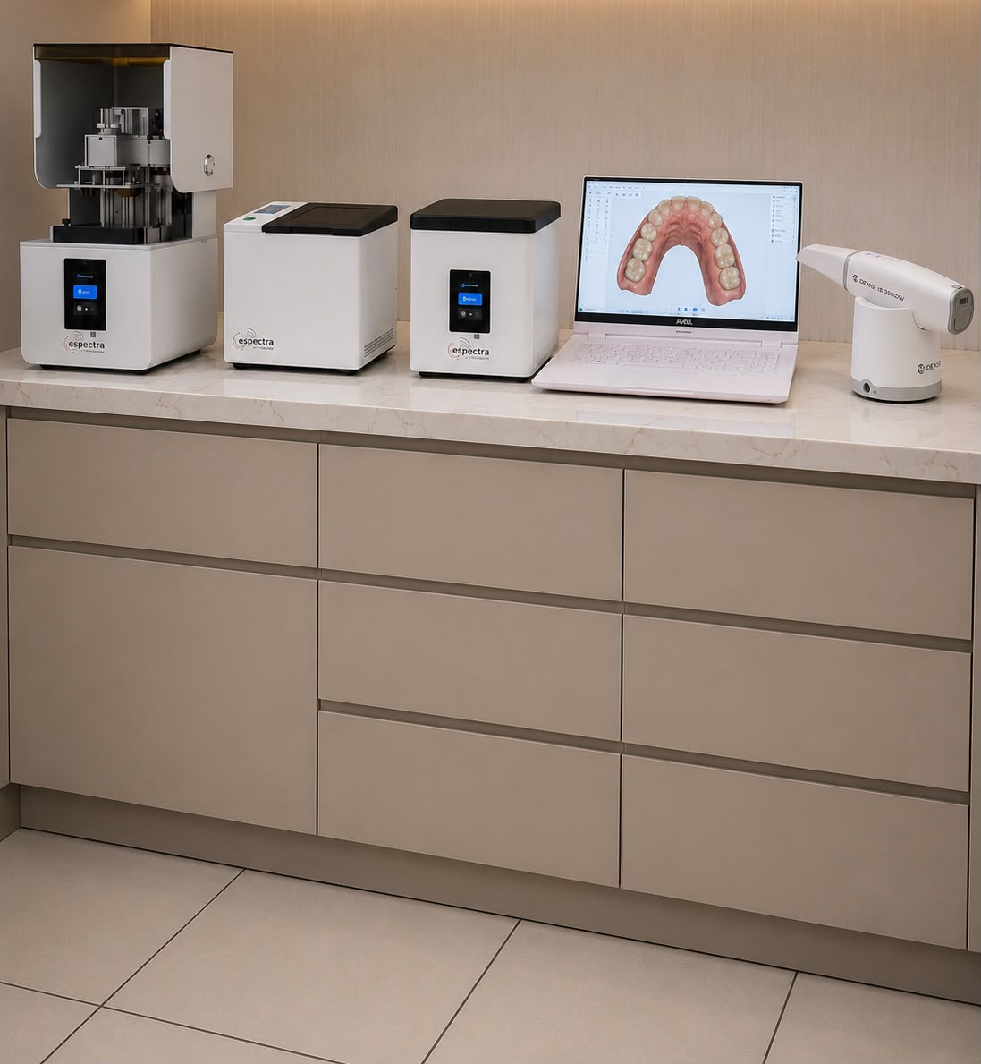 Fluxo digital 3D da Reference Odontologia: impressoras 3D, scanner intraoral e software de planejamento